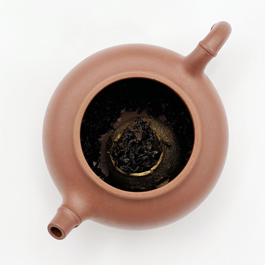 Pu-erh en cáscara de mandarina
